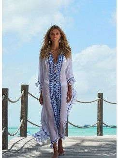 dresses for a beach vacation : kaftan