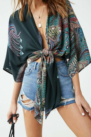 denim shorts for woman : boho