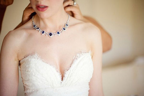 blue sapphire stone: wedding