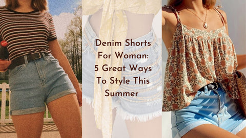 denim shorts for woman : cover