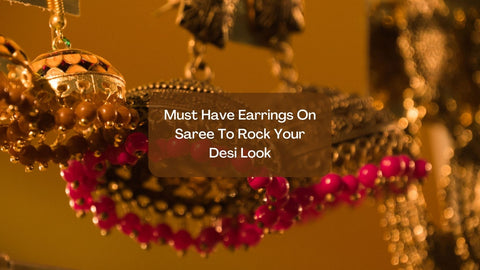 Earrings On saree- Cover 