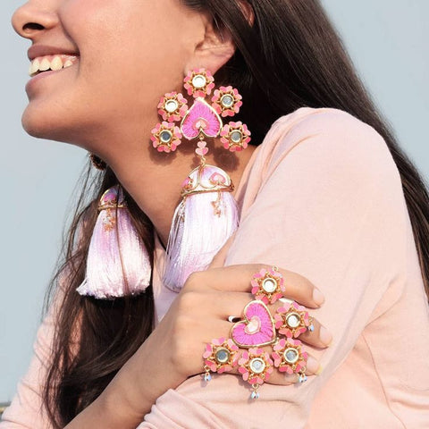 navratri jewellery: floral