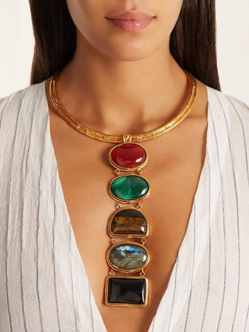 colorful jewelry: statement