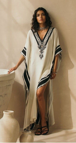 boho chic look : kaftan