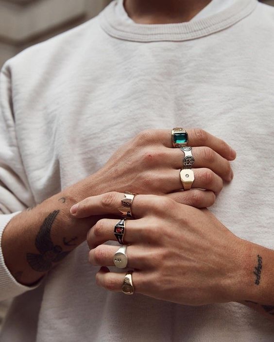 men's jewellery: rings