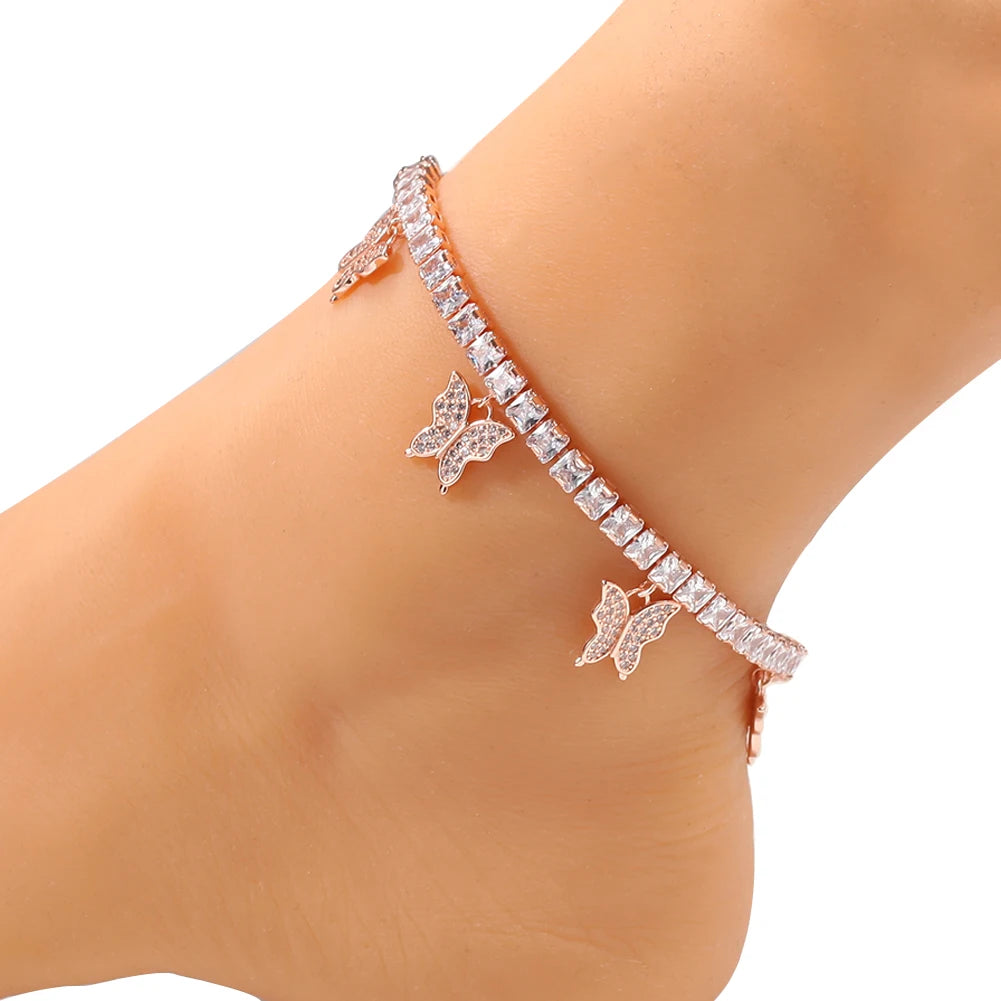 Mini Butterfly Anklet