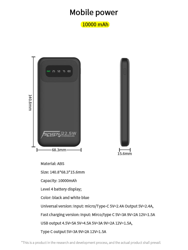 22.5W Super Fast Charging Power Bank