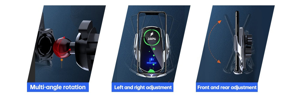 Automatic induction car wireless phone charger