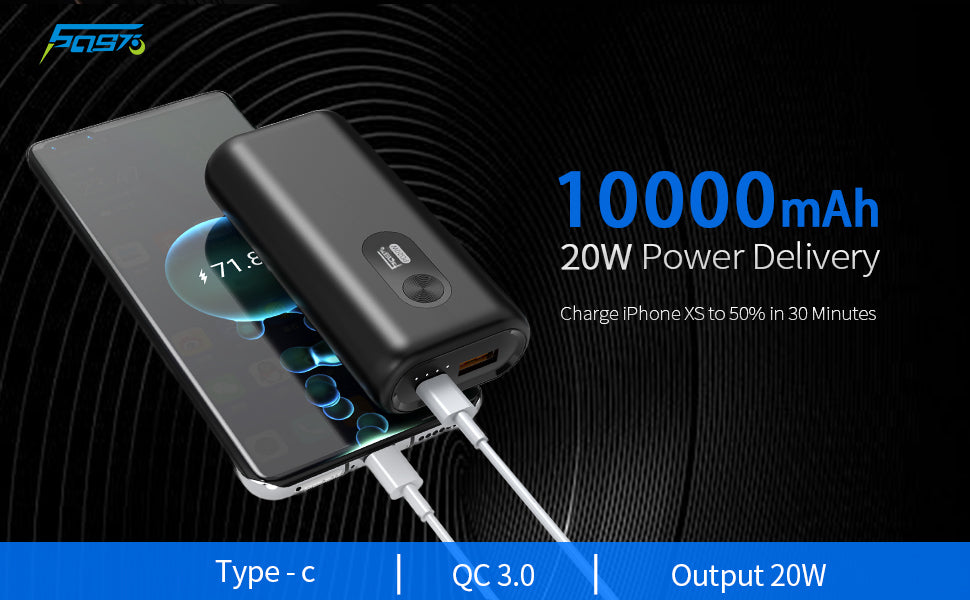 PD 20W Fast Charging Mini Power Bank Portable