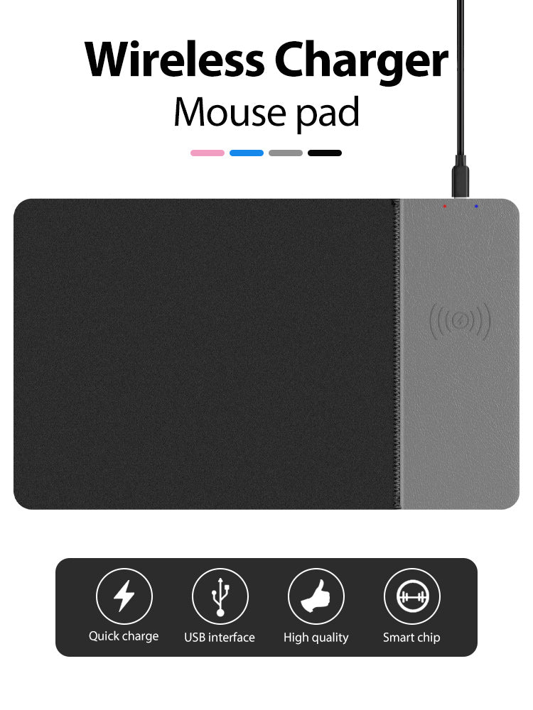 Wireless Charging Rubber Mouse Pad