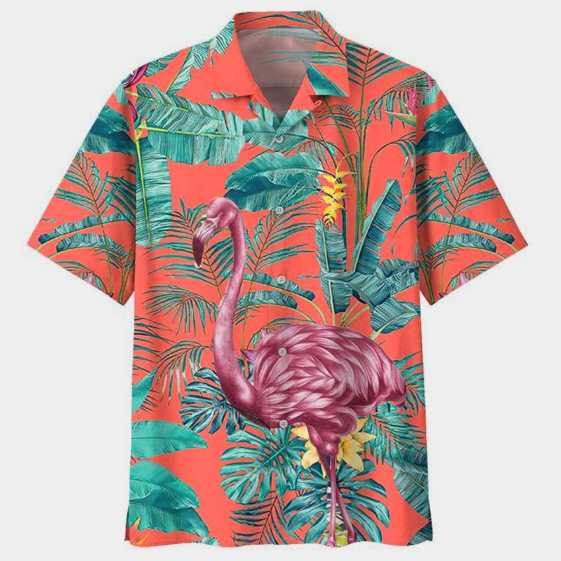 Flamingo Hawaiian Shirt | Hw1706