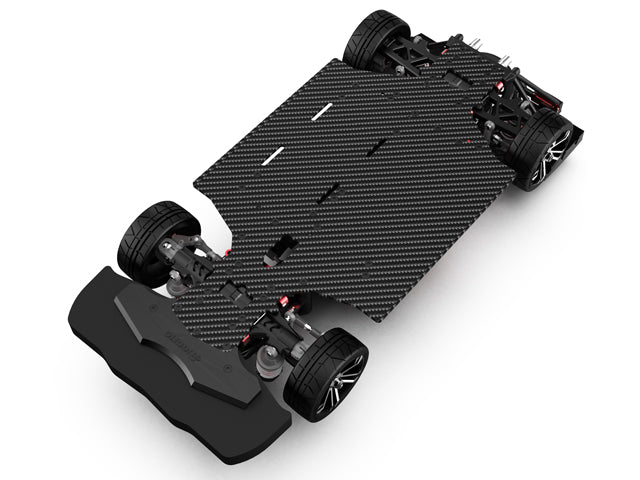 CARBON FIBER CHASSIS FOR REMOTE CONTROL MOSTER SUPERCAR