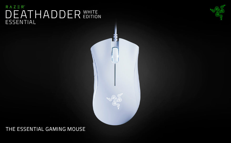 Razer DeathAdder Essential - Mercury White レイザー デスアダー エッセンシャル マーキュリー ホワイト