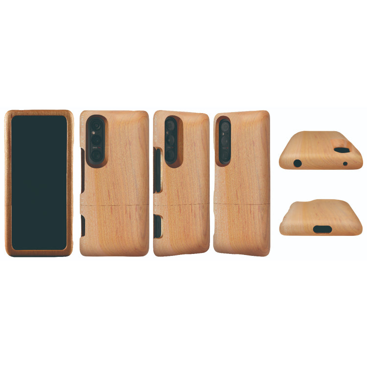 Real Wood Case for Xperia 1 V / 1 IV プレーン