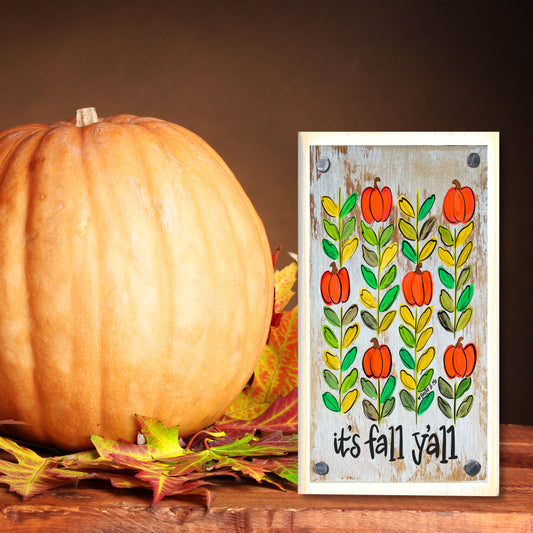 Fall Means Pumpkins and Football! Canvas Paint Kit – Sips n Strokes