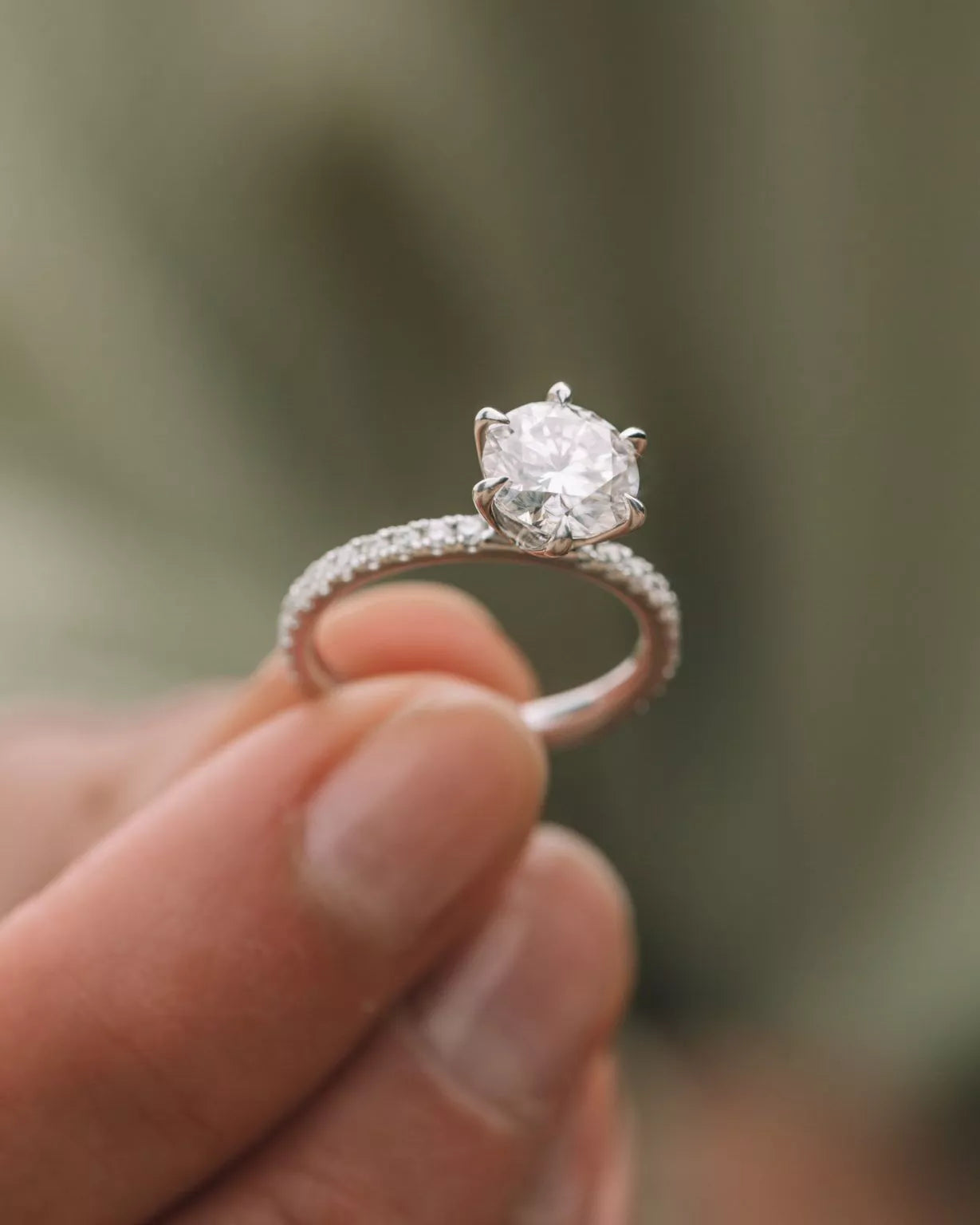 Studio Cambridge Halo Diamond Engagement Ring in Platinum – D'amati Fine  Jewelry