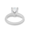 Aspen – 5 Claw Pear Solitaire - 18k White Gold