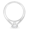 Georgia – 4 Claw Cathedral Round Solitaire - 18k White Gold