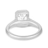 Journee - Bezel Set Emerald Solitaire - 18k White Gold