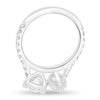 Noa - 5 Claw Toi Et Moi - 18k White Gold