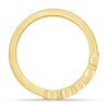 Betty - Bezel Set Oval Wedding Ring - 5 stones 18k Yellow Gold