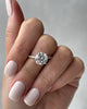 Alex – 4 Claw Triple Pavé Solitaire Lifestyle Image