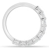 Alexandra - Oval Eternity Ring - Half Eternity 18k White Gold