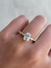 Cali - 4 Claw Elongated Cushion Solitaire with Accent Stones Lifestyle Image