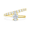 Sevela - Oval Solitaire Wrap Ring - 18k Yellow Gold