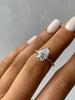 Nienna - 5 Claw Pear Solitaire with Hidden Halo Lifestyle Image