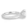 Lilly – 4 Claw Round Solitaire - 18k White Gold