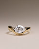 Shai - Pear Solitaire with Twist Band Lifestyle Image