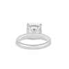 Rosie – 4 Claw Cushion Solitaire - 18k White Gold