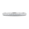 Joanna – Two Third Pavé Wedding Ring - 18k White Gold