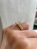 Arizona - Hammer Set Cluster Wedding Ring Lifestyle Image