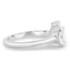 Nadia - Pear and Oval Open Band Toi et Moi - 18k White Gold