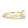 Monica - Trilliant Cut Fashion Ring - 9k Yellow Gold