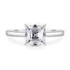 Emmy - 4 Claw Asscher Solitaire - 18k White Gold