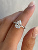 Alia - 5 Claw Pear Solitaire Lifestyle Image