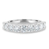 Half Elizabeth - Half Eternity Ring - 18k White Gold