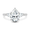 Mia – Pear Trilogy with Pavé - 18k White Gold