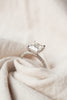 Annie – Princess Solitaire with Hidden Halo and Pavé Lifestyle Image