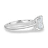 Kelsey - Trellis Elongated Cushion Solitaire - 18k White Gold