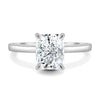 Judy - Radiant Solitaire - 18k White Gold