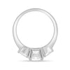 Halle - 4 Claw Basket Set Trilogy - 18k White Gold