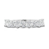 Lana - Round and Marquise Accent Wedding Ring - 18k White Gold