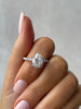 Brynlee - 5 Claw Pear Solitaire with 2/3 pave band Lifestyle Image