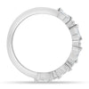 Chiara – Accent Stones Wedding Ring - 18k White Gold