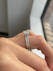 Kaitlyn – Half Pavé Wedding Ring Lifestyle Image