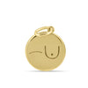 Hope Pendant - 9k Solid Gold Round - 9k Yellow Gold